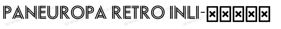 Paneuropa Retro Inli字体转换